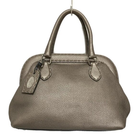 FENDI Selleria Gray Leather - Handbag 247-081925 - Picture 1 of 8